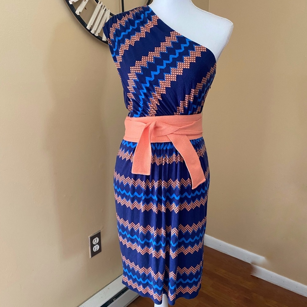 Plenty by Tracy Reese One Shoulder Midi Dress S SM